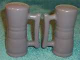 Frankoma ringed shakers glazed wisteria